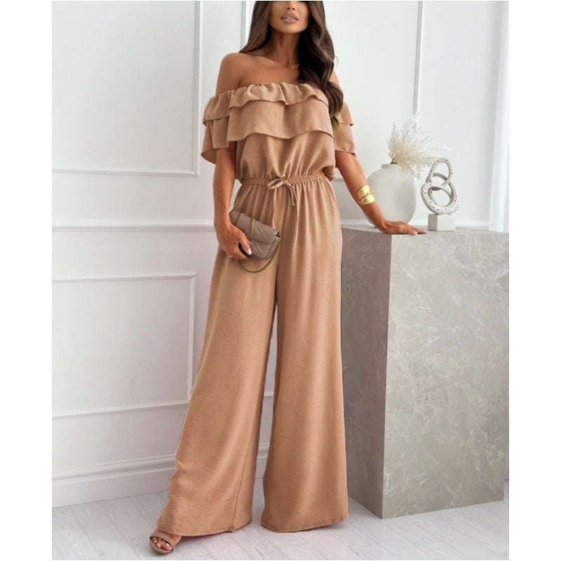 Chic Off Shoulder Jumpsuit