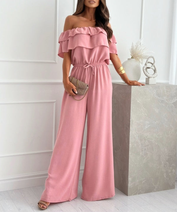 Chic Off Shoulder Jumpsuit