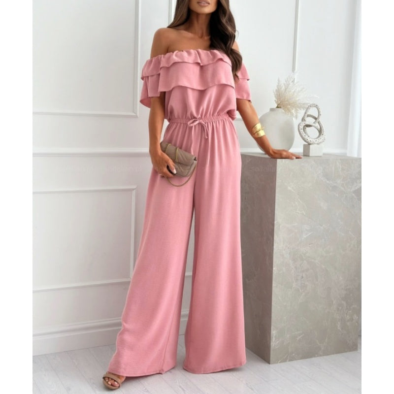 Chic Off Shoulder Jumpsuit