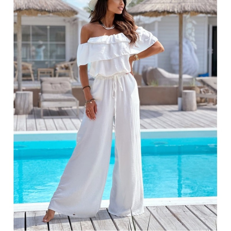 Chic Off Shoulder Jumpsuit