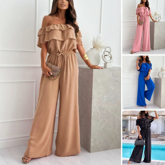Chic Off Shoulder Jumpsuit