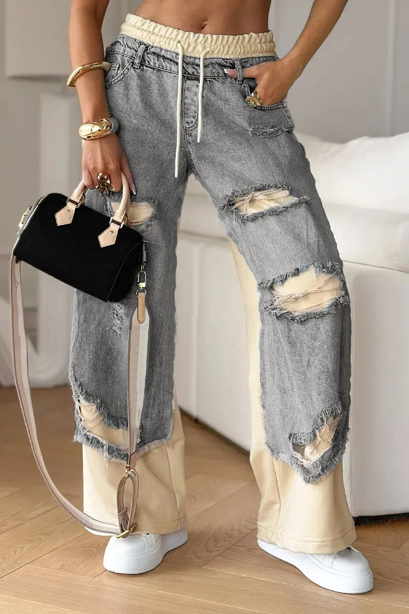 Trendy Ripped Jeans