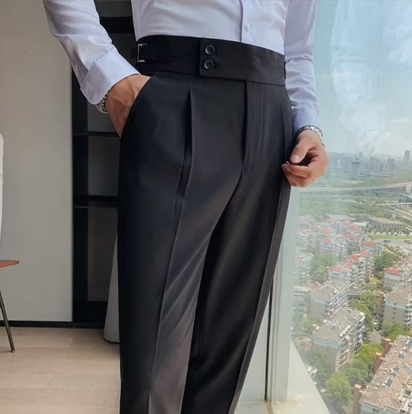 Men's Classic Linen Trousers